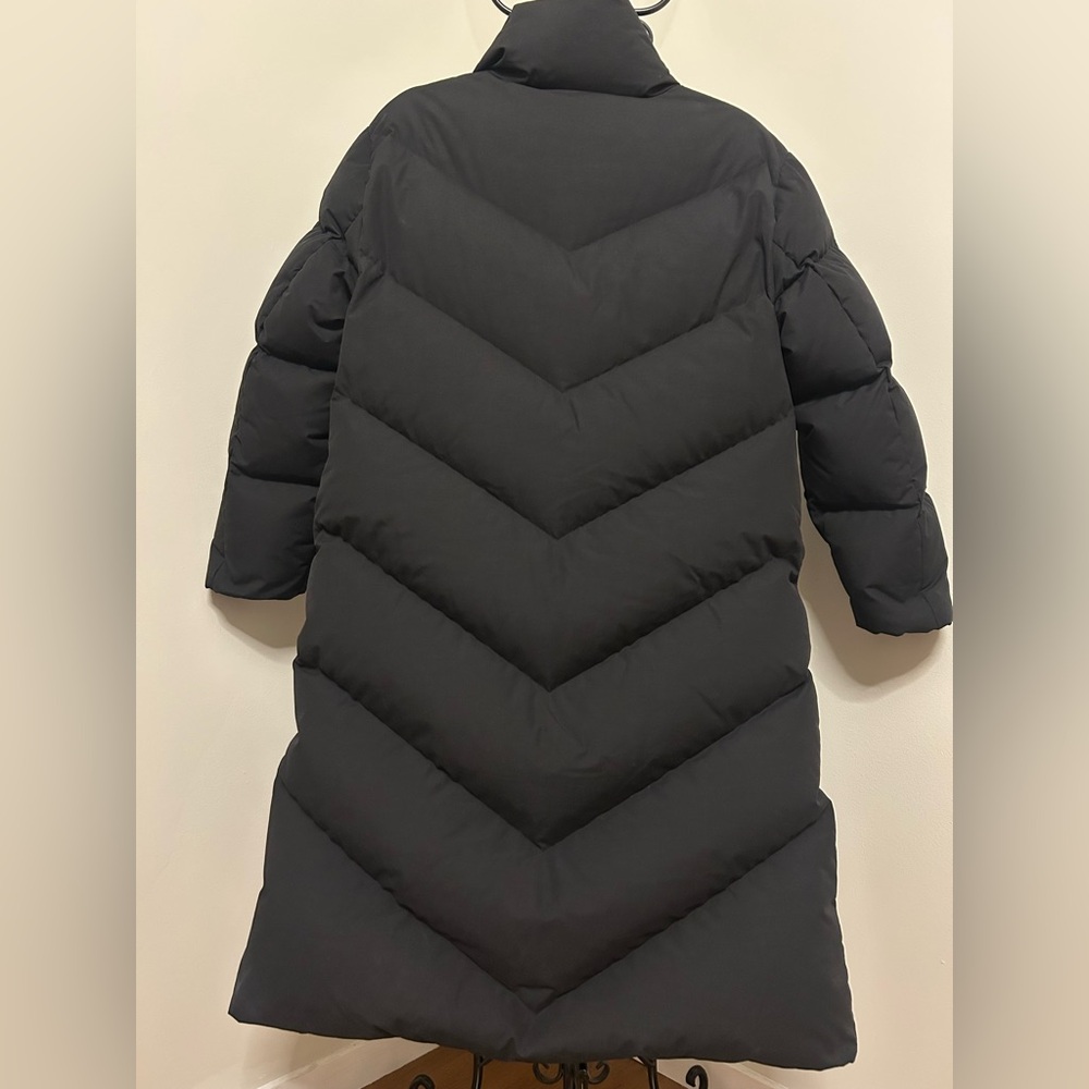 Wilfred Black Cloud Puff Long Jacket - Picture 10 of 15